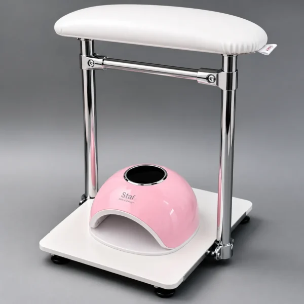 Podnóżek do pedicure AKRI Base 2 biały z lampą UV